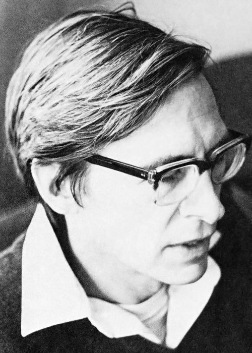 Fotografía de John Rawls (Alec Rawls, 1971) — publicada en A Theory of Justice, Harvard University Press. Dominio público