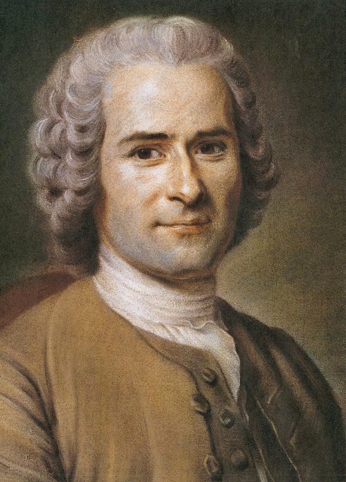 Retrato de Jean-Jacques Rousseau (Maurice Quentin de La Tour, c. 1753) — Musée Antoine Lécuyer, Saint-Quentin. Dominio público