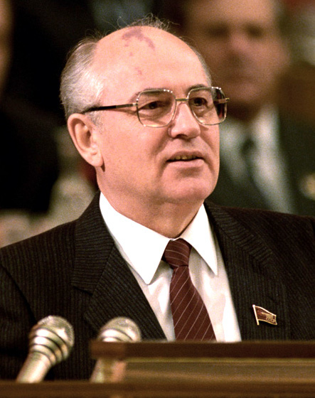 Mijaíl Gorbachov como secretario general del PCUS, fotografía del archivo RIA Novosti.